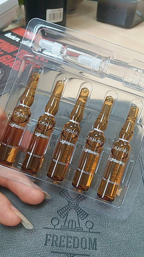 Huyết Thanh Dưỡng Trắng Da Casmara Lightening Ampoule 2.5ml - Serum Làm Sáng Da, Ngăn Ngừa Nám Tàn Nhang, Dưỡng Ẩm Mượt Mà