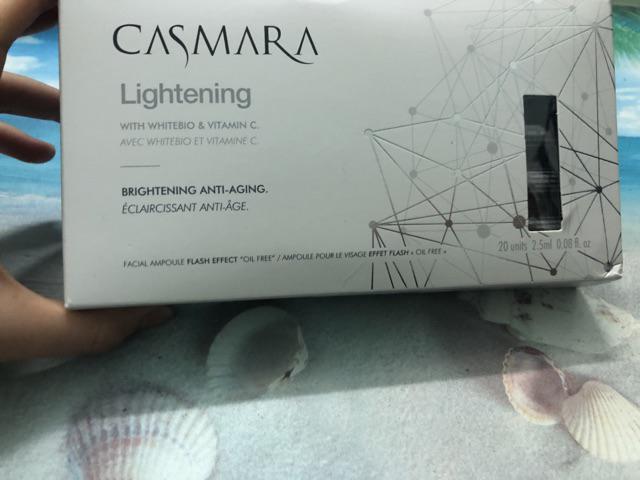 Huyết Thanh Dưỡng Trắng Da Casmara Lightening Ampoule 2.5ml - Serum Làm Sáng Da, Ngăn Ngừa Nám Tàn Nhang, Dưỡng Ẩm Mượt Mà