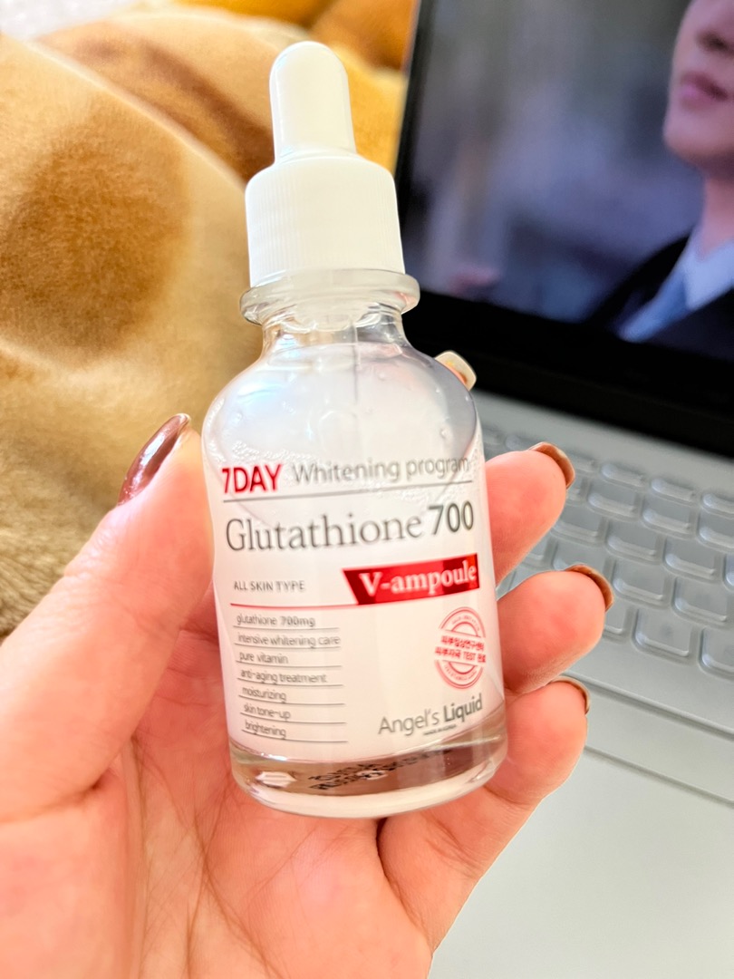 Serum Trắng Da Angel's Liquid 7day Whitening Program Glutathione 700 V-ampoule 30ml - Hỗ Trợ Giảm Nám Và Tàn Nhang, Dưỡng Sáng Da