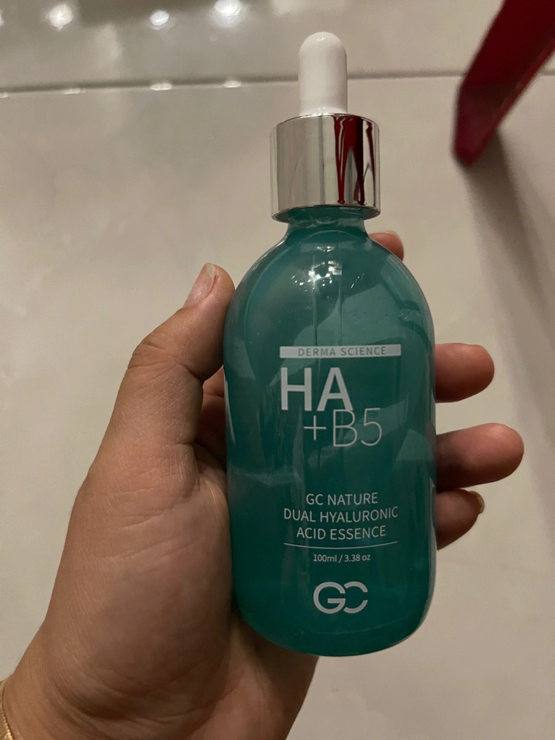 Serum HA + B5 GC Derma Science 100ml - Dưỡng ẩm, làm dịu da, giảm mẩn đỏ, phục hồi da nhạy cảm, hiệu quả cao cho làn da khỏe mạnh