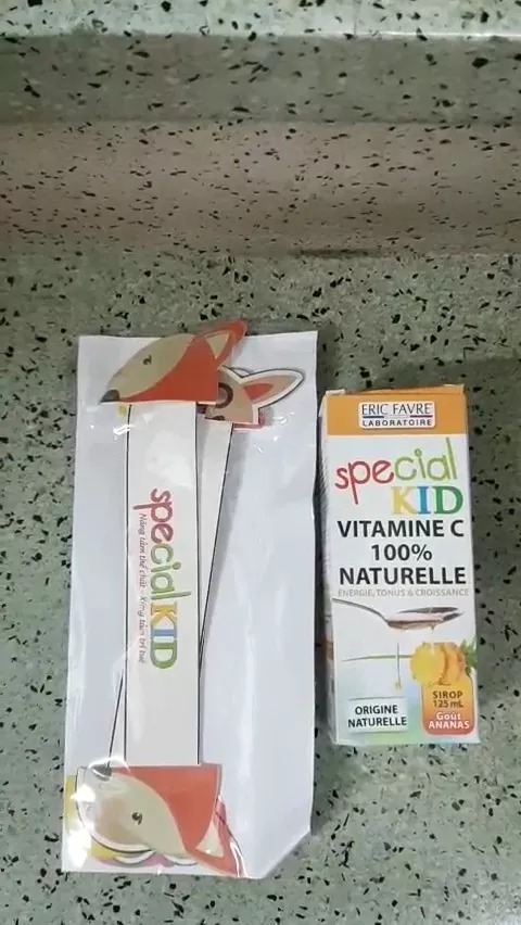 Siro Special Kid Vitamin C 100% Tự Nhiên 125ml - Hỗ Trợ Tăng Đề Kháng Cho Trẻ - Hương Vị Hoa Quả Ngon Miệng