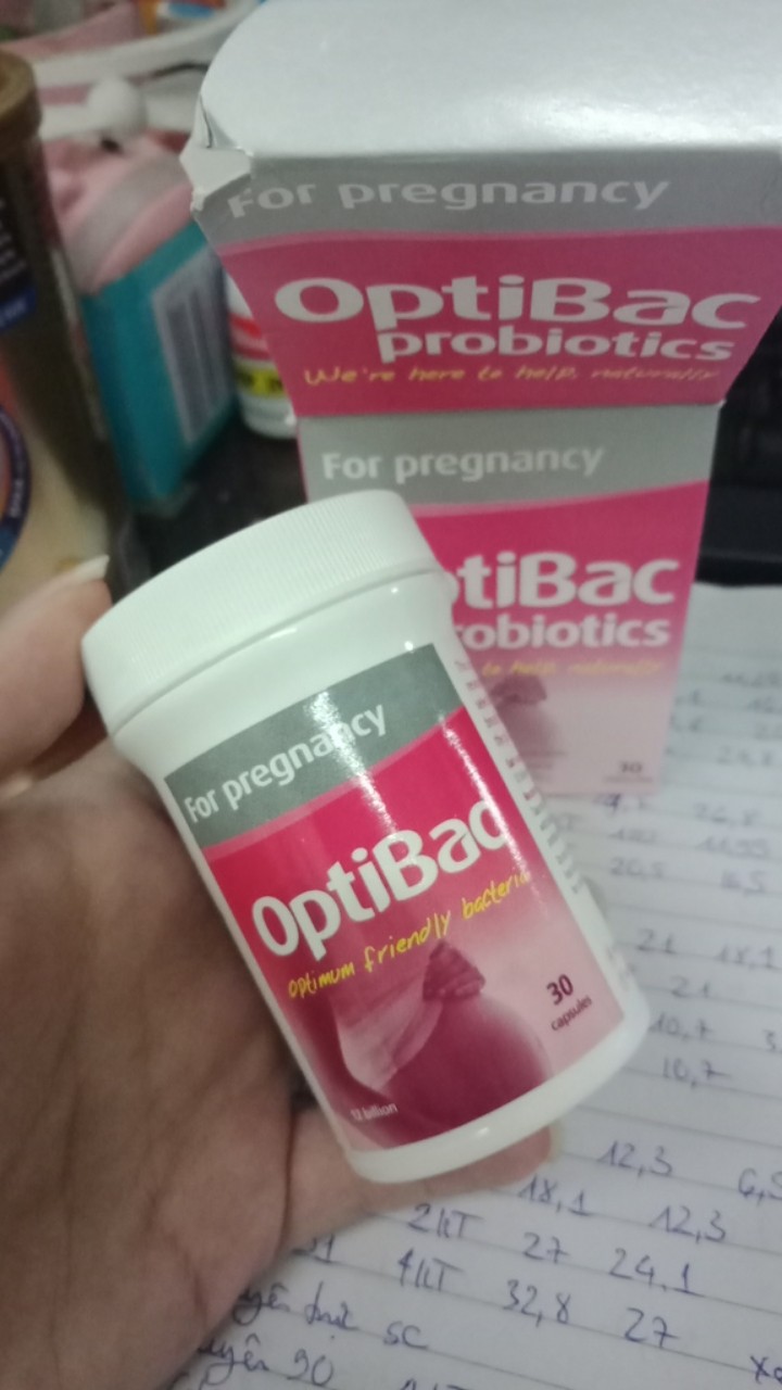 Men vi sinh Optibac cho bà bầu - Hỗ trợ hấp thu dinh dưỡng, tiêu hóa hiệu quả, tăng đề kháng trong thai kỳ - 30 viên chăm sóc sức khỏe mẹ và bé