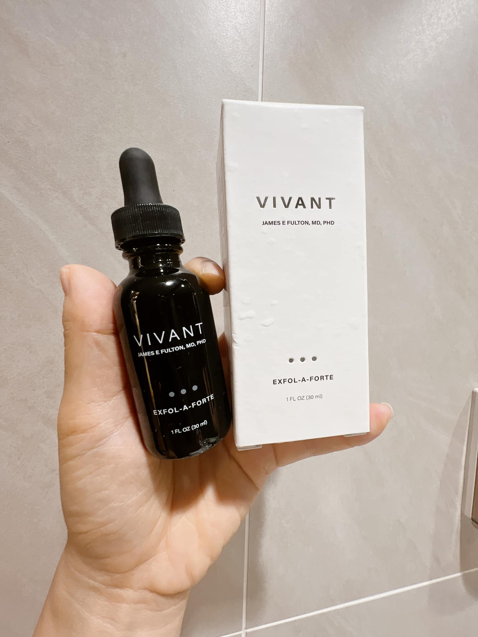 Serum Tái Tạo Da Vivant Exfol-A Forte - Giúp Làm Sáng, Giảm Nếp Nhăn, Thích Hợp Da Dầu, 29.6ml