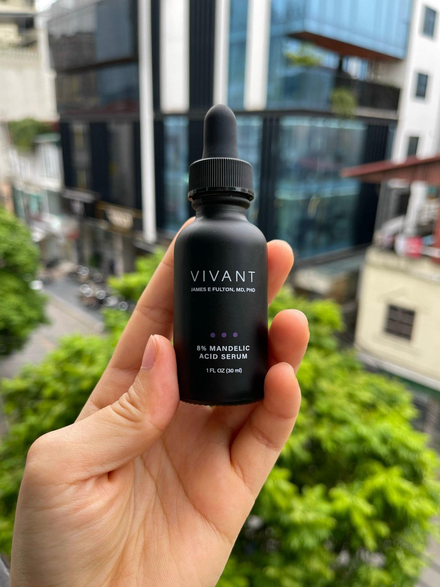 Serum Vivant 8% Mandelic Acid 3-In-1 - Giúp Giảm Mụn, Trẻ Hóa Da - Dành Cho Da Thường, Da Hỗn Hợp, Lành Tính, Mỹ Phẩm Chính Hãng