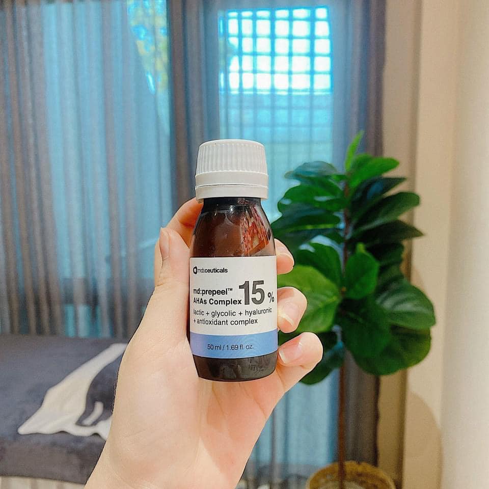 Dung dịch thay da Md:ceuticals Pre-Peel 15% AHA Complex - Làm sáng da, tái tạo và săn chắc da 50ml