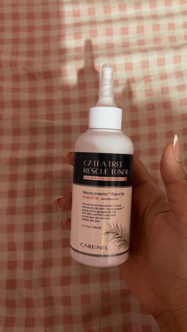 Toner Care:Nel C7 Tea Tree Rescue AHA + BHA + PHA + Niacinamide - Nước Hoa Hồng Se Khít Lỗ Chân Lông, Dưỡng Sáng Da, Phù Hợp Mọi Loại Da