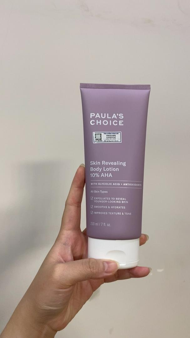 Kem Dưỡng Thể Sáng Da Paula's Choice Skin Revealing Body Lotion 10% AHA - Giúp Làm Sáng Da, Mịn Màng, Cải Thiện Tông Màu Da 210ml
