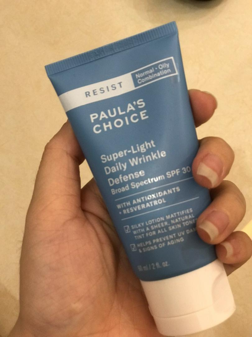 Kem Dưỡng Da Chống Nắng Paula's Choice Resist Super-Light Wrinkle Defense SPF 30 - Bảo Vệ Da Khỏi Tia UV, Phục Hồi Làn Da Khỏe Mạnh