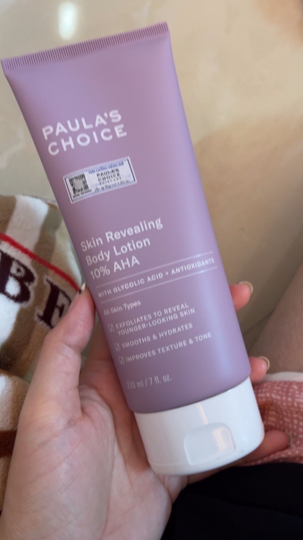 Kem Dưỡng Thể Sáng Da Paula's Choice Skin Revealing Body Lotion 10% AHA - Giúp Làm Sáng Da, Mịn Màng, Cải Thiện Tông Màu Da 210ml
