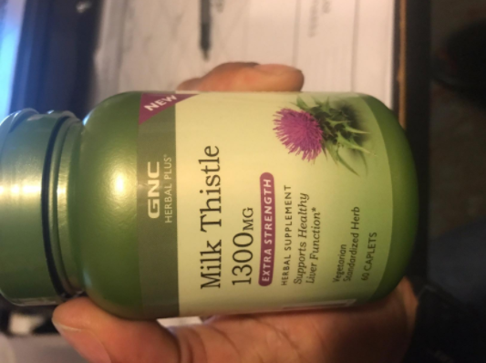 Viên uống GNC Milk Thistle 1300mg - Hỗ trợ chức năng gan tự nhiên, tăng cường sức khỏe gan, phù hợp cho người sử dụng rượu bia.