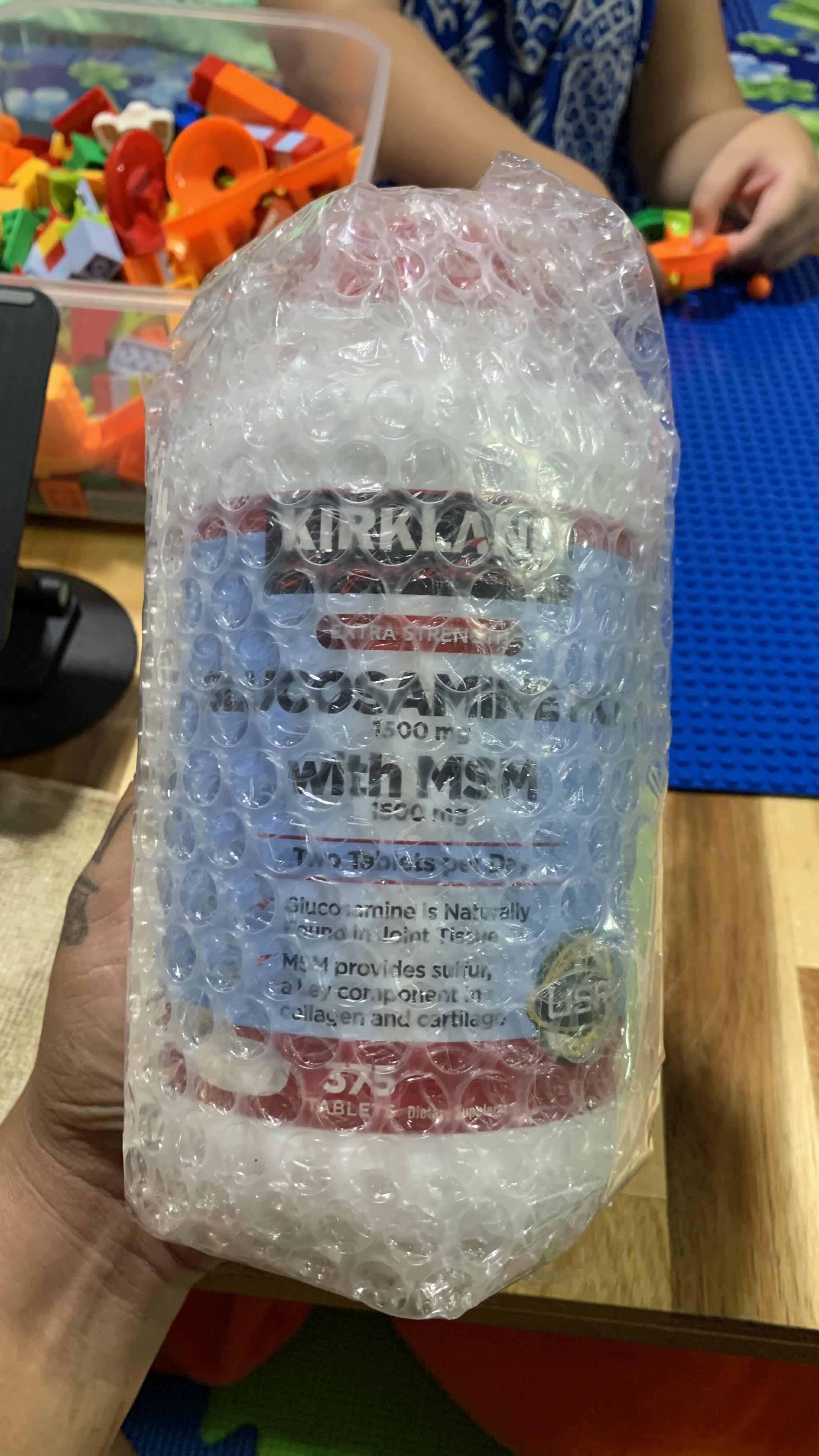 Viên uống Glucosamine Kirkland HCL 1500mg với MSM 1500mg - Hỗ trợ xương khớp, hộp 375 viên cho người lớn