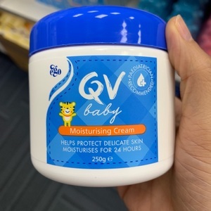 Kem Dưỡng Ẩm Cho Bé Ego QV Baby Moisturising Cream 250g - Chăm Sóc Da Nhạy Cảm, Giúp Da Mềm Mịn, Không Gây Kích Ứng