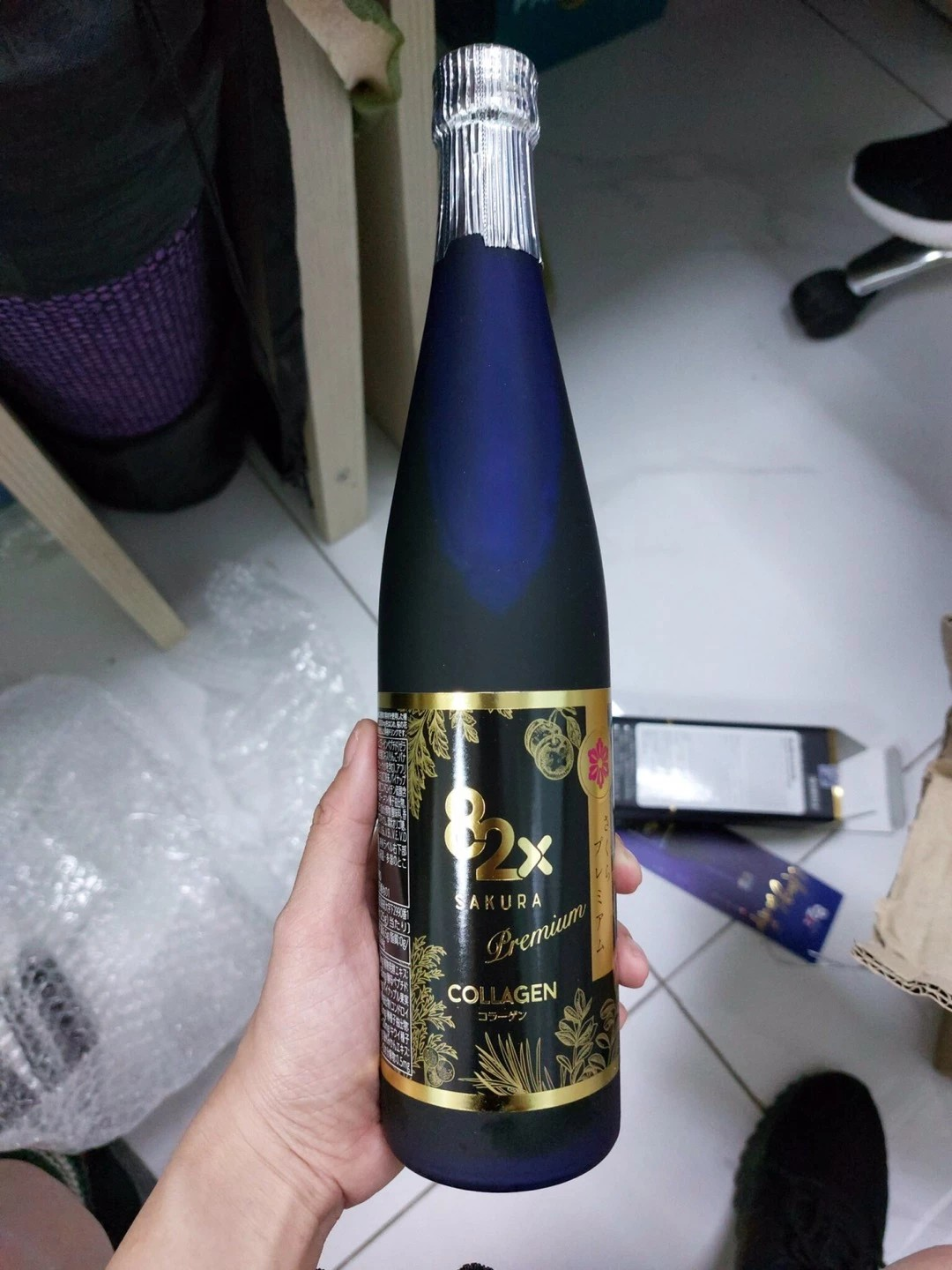 Nước Uống Collagen 82X Sakara Premium 500ml - Làm Đẹp Da, Chống Lão Hóa, Giúp Da Sáng Mịn - Hương Vị Trái Cây Nguyên Chất Nhật Bản