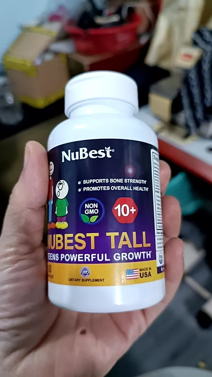 Viên Uống NuBest Tall Tăng Chiều Cao Tối Đa - Hỗ Trợ Phát Triển Chiều Cao và Sức Khỏe Trí Não Cho Trẻ Em và Thanh Thiếu Niên