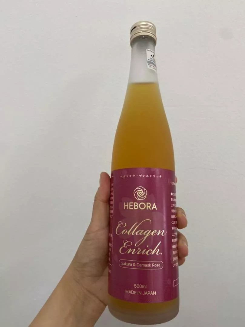 Nước uống Collagen Enrich Hebora Nhật Bản 500ml