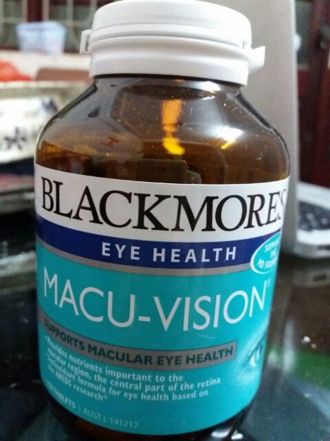Viên uống Blackmores Macu-Vision chính hãng từ Úc - Bổ sung dinh dưỡng cho mắt khỏe mạnh, bảo vệ khỏi ánh sáng xanh, 150 viên