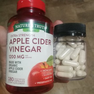 Viên uống giấm táo hữu cơ Nature’s Truth 1200mg - Hỗ trợ giảm cân, kiểm soát cân nặng, bổ sung vitamin B6, hộp 180 viên