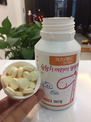 Kẹo Canxi Hươu Cao Cổ Hàn Quốc - Viên Ngậm Tăng Chiều Cao Cho Trẻ Từ 3 Tuổi, Bổ Sung Vitamin & Khoáng Chất Thiết Yếu