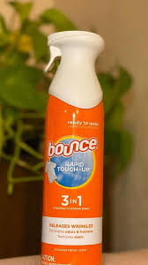 Xịt thơm quần áo Bounce Rapid Touch-up 3 in 1 - Khử mùi, chống nhăn, tạo hương nhẹ tự nhiên cho trang phục luôn tươi mới