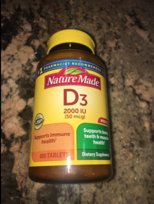 Viên Uống Vitamin D3 Nature Made 50 mcg 2000 IU - Tăng Cường Sức Khỏe Xương Răng, Hỗ Trợ Hấp Thụ Canxi, Giải Pháp Bổ Sung Thiết Yếu