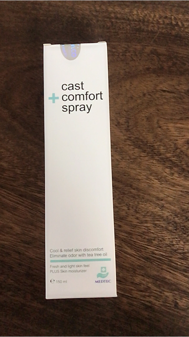 Xịt Bó Bột Medtec Cast Comfort Spray 150ml - Khử Mùi, Giảm Ngứa, Ngăn Vi Khuẩn Cho Người Lớn Và Trẻ Em