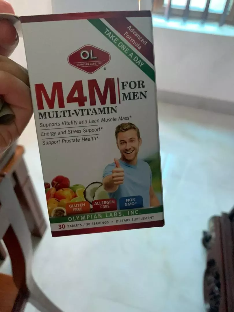 Viên uống M4M Multi-Vitamin For Men - Vitamin và Khoáng Chất Cần Thiết Hỗ Trợ Sức Khỏe Nam Giới - Hộp 30 Viên