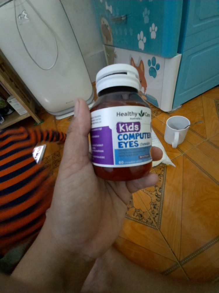 Viên Nhai Hỗ Trợ Mắt Cho Bé Healthy Care Kids Computer Eyes - Bảo Vệ Thị Lực, Giảm Mỏi Mắt, Dành Cho Trẻ Từ 2-12 Tuổi