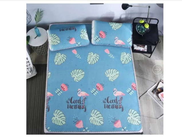 Bộ Chiếu Lụa Điều Hòa Kachi MK209 Kích Thước 1.8m x 2m - Thiết Kế 3D Mát Lạnh Kèm 2 Vỏ Gối Thoải Mái Cho Mùa Hè