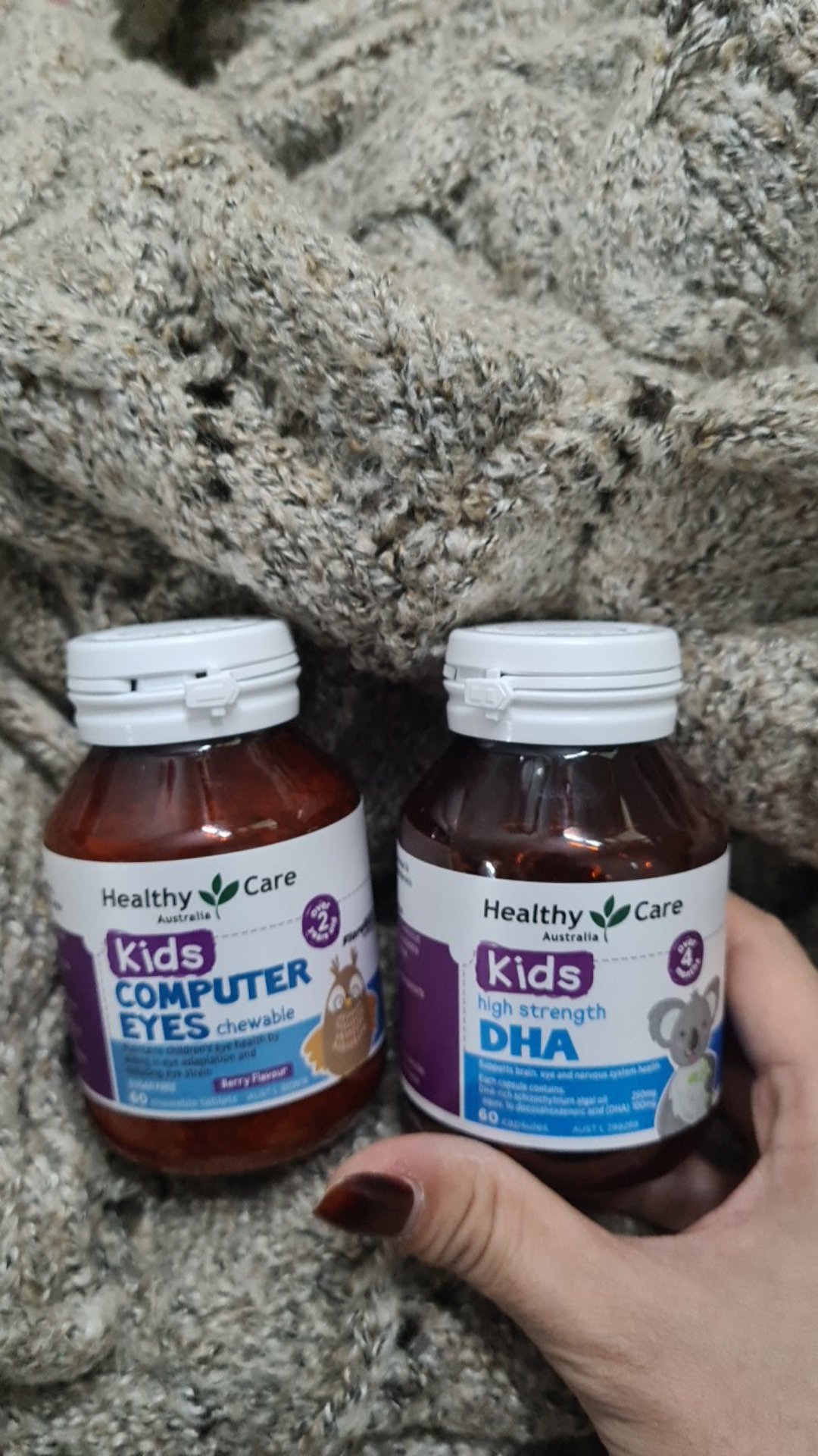 Viên Nhai Hỗ Trợ Mắt Cho Bé Healthy Care Kids Computer Eyes - Bảo Vệ Thị Lực, Giảm Mỏi Mắt, Dành Cho Trẻ Từ 2-12 Tuổi