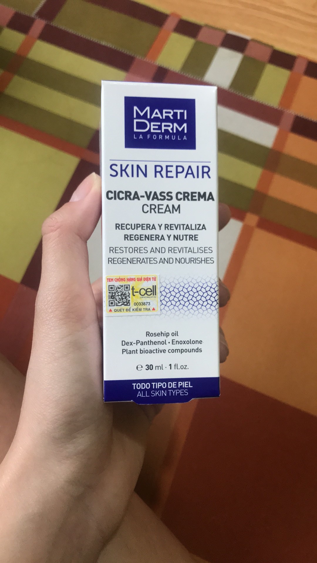 Kem Dưỡng Phục Hồi Da MartiDerm Skin Repair Cicra Vass Cream 30ml - Dưỡng Ẩm, Tái Tạo Da Nhạy Cảm, Giảm Kích Ứng, Chăm Sóc Toàn Diện