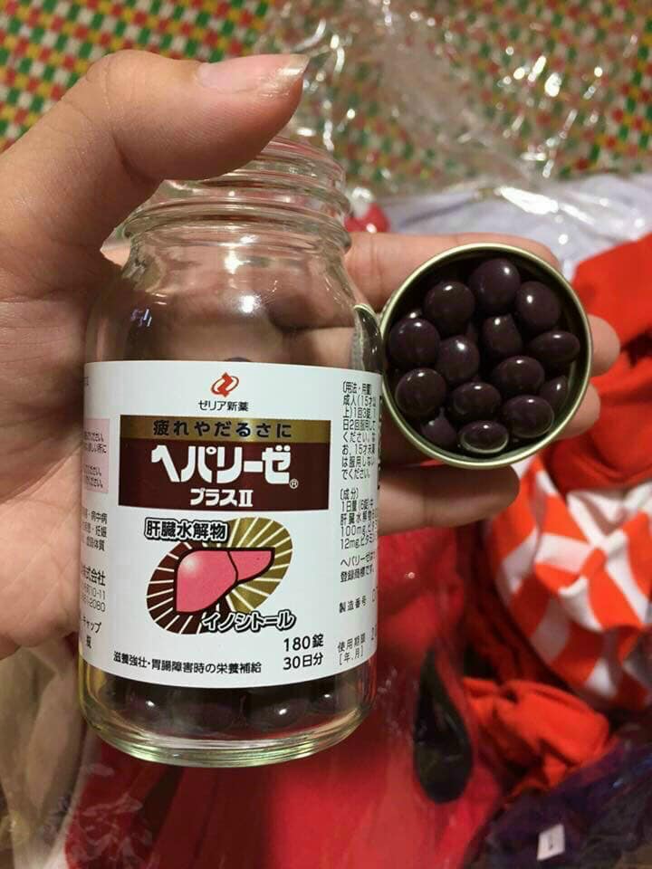 Viên uống bổ gan Liver Hydrolysate Nhật Bản 180 viên - Hỗ trợ thải độc và cải thiện sức khỏe gan, đẹp da, mịn màng