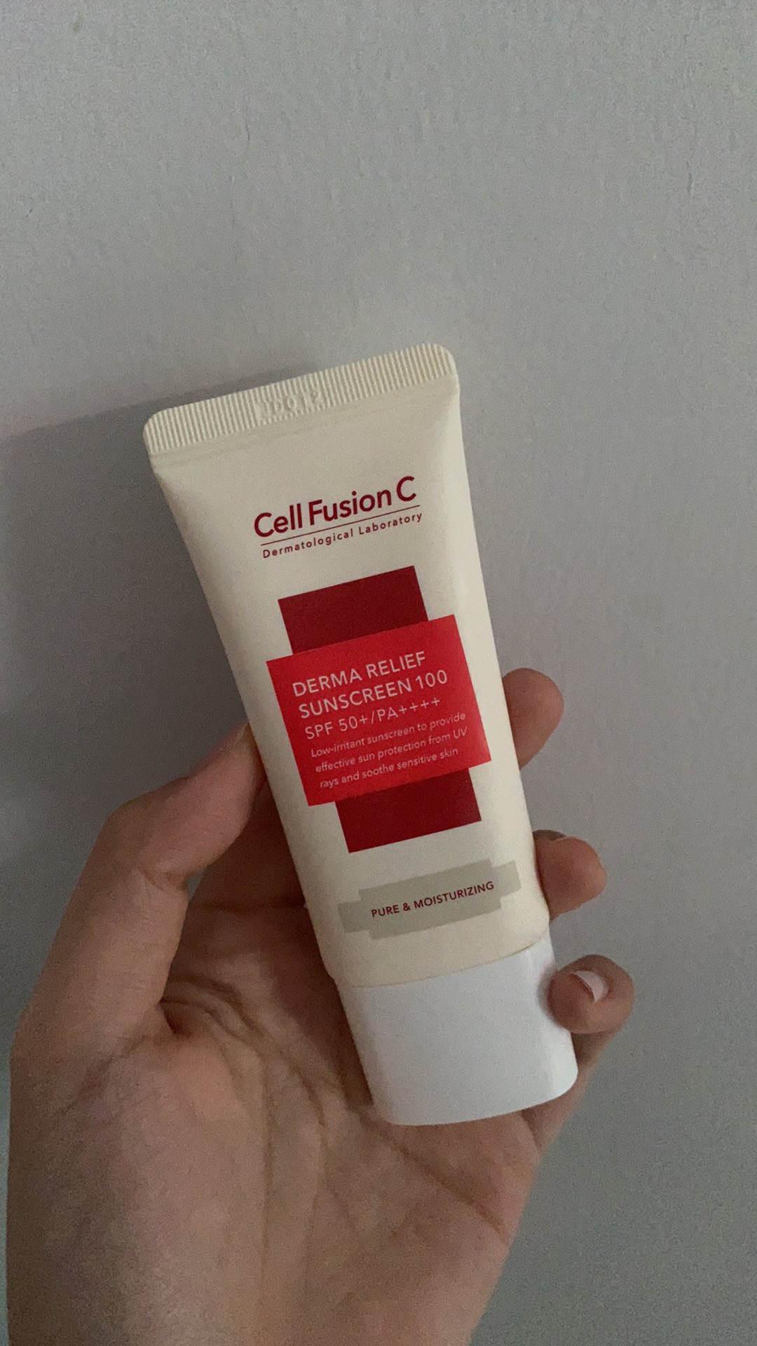 Kem Chống Nắng Cell Fusion C Derma Relief Sunscreen 100 SPF 50+ PA++++ - Lành Tính, Dưỡng Ẩm, Phù Hợp Cho Da Nhạy Cảm