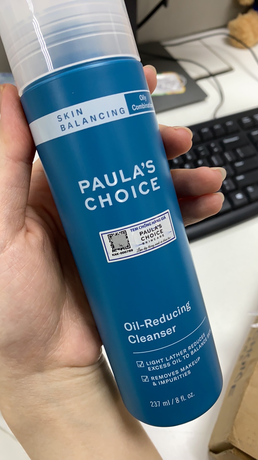 Sữa rửa mặt kiềm dầu Paula’s Choice Skin Balancing Oil-Reducing