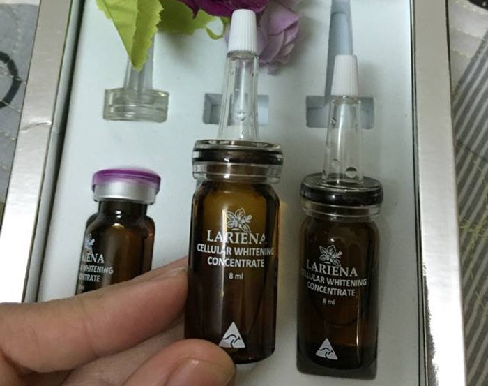 Tinh Chất Trắng Da Lariena Cellular Whitening Concentrate - Serum Dưỡng Trắng Da Từ Nhau Thai Cừu Giúp Làm Mịn Da và Trẻ Hóa Da