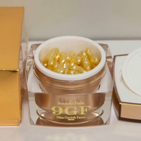 Serum Tế Bào Gốc Nichiei Bussan BH 9GF 50 Viên - Ngăn Ngừa Lão Hóa, Trẻ Hóa Làn Da, Cấp Ẩm S gập Hải Tăng Cường Đàn Hồi Da