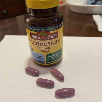 Viên uống bổ sung magie Nature Made 250mg - Hỗ trợ sức khỏe tim mạch, xương chắc khỏe và giảm mệt mỏi cho người lớn