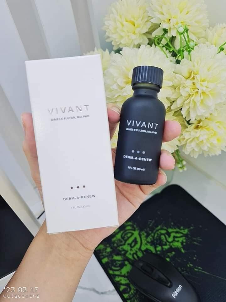 Serum Vivant Derm-A-Renew Trẻ Hóa Da - Huyết Thanh Chứa Vitamin A & Peptide Tăng Cường Đàn Hồi Cho Mọi Loại Da 29.6ml