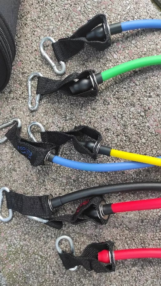 Bộ 5 Dây Ngũ Sắc Kháng Lực 150 Pound - Dụng Cụ Tập Thể Hình Đàn Hồi Tại Nhà, Hỗ Trợ Mọi Nhóm Cơ cho Tất Cả Lứa Tuổi