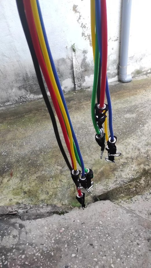 Bộ 5 Dây Ngũ Sắc Kháng Lực 150 Pound - Dụng Cụ Tập Thể Hình Đàn Hồi Tại Nhà, Hỗ Trợ Mọi Nhóm Cơ cho Tất Cả Lứa Tuổi