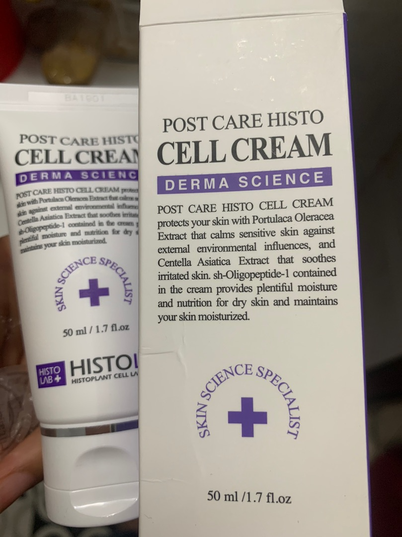 Kem Dưỡng Da Sau Laser Histo Cell Cream - Hỗ Trợ Làm Lành Da, Bảo Vệ Sẹo, Phục Hồi Da Tổn Thương - Dành Cho Tất Cả Loại Da 50ml