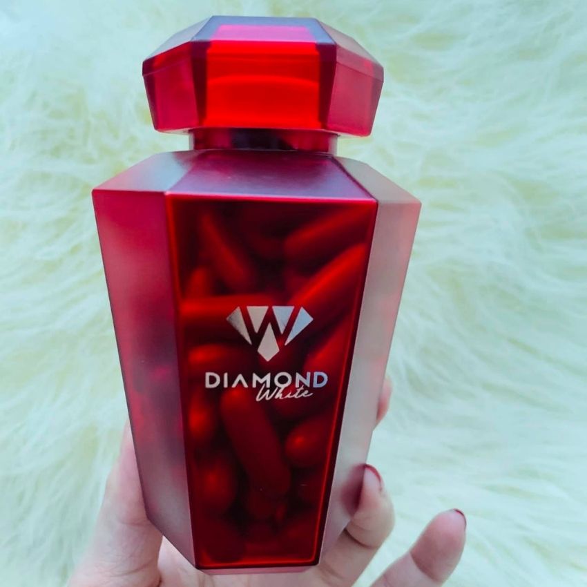 Viên Uống Dưỡng Trắng Da Diamond White Cao Cấp - Hỗ Trợ Trắng Sáng, Căng Mịn, Chống Lão Hóa Da, Phù Hợp Mọi Loại Da
