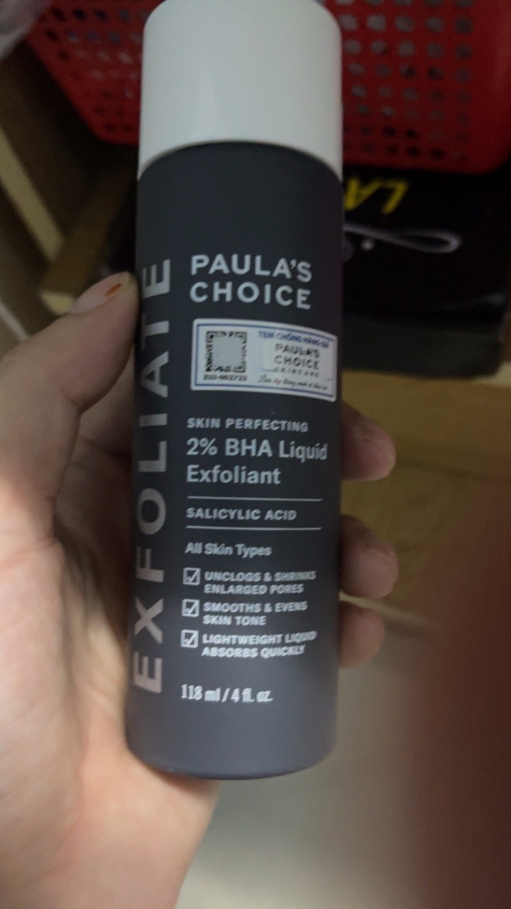 Dung dịch tẩy tế bào chết BHA 2% Paula’s Choice - Hỗ trợ cải thiện mụn và làm sáng da 30ml, 118ml