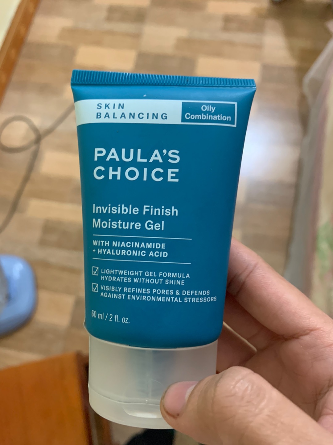 Gel Dưỡng Ẩm Ban Đêm Paula's Choice Skin Balancing 60ml - Kiểm Soát Dầu, Thu Nhỏ Lỗ Chân Lông, Dưỡng Sáng Da