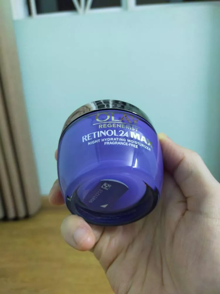 Kem Dưỡng Olay Regenerist Retinol 24 Max 2X Night 48G - Dưỡng ẩm chuyên sâu, tái tạo da, cải thiện nếp nhăn và sắc tố da, hàng Mỹ