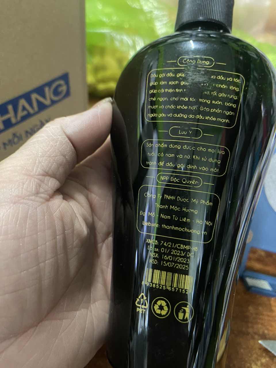 Dầu Gội Thanh Mộc Hương 350ml - Hỗ Trợ Giảm Nấm Gàu, Rụng Tóc, Không Silicon, Dưỡng Tóc Khỏe Mạnh, Thảo Dược Tự Nhiên