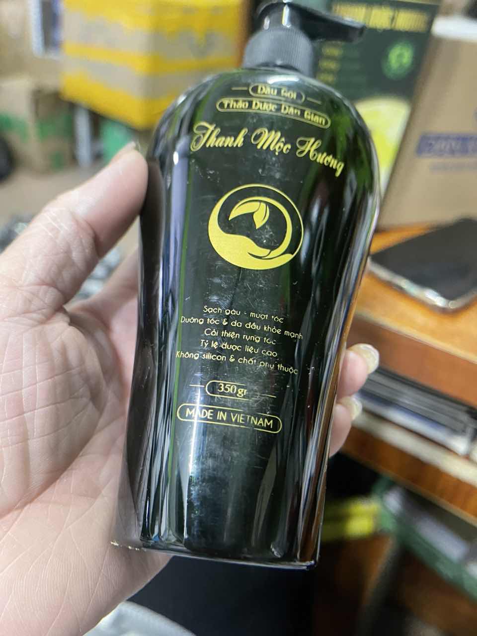 Dầu Gội Thanh Mộc Hương 350ml - Hỗ Trợ Giảm Nấm Gàu, Rụng Tóc, Không Silicon, Dưỡng Tóc Khỏe Mạnh, Thảo Dược Tự Nhiên