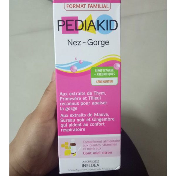 Siro Pediakid Nez-Gorge - Giải pháp tự nhiên cho trẻ em từ 6 tháng, hỗ trợ đường hô hấp và tăng cường đề kháng hiệu quả.