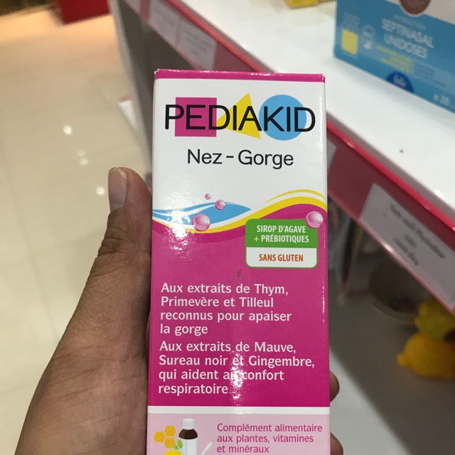 Siro Pediakid Nez-Gorge - Giải pháp tự nhiên cho trẻ em từ 6 tháng, hỗ trợ đường hô hấp và tăng cường đề kháng hiệu quả.