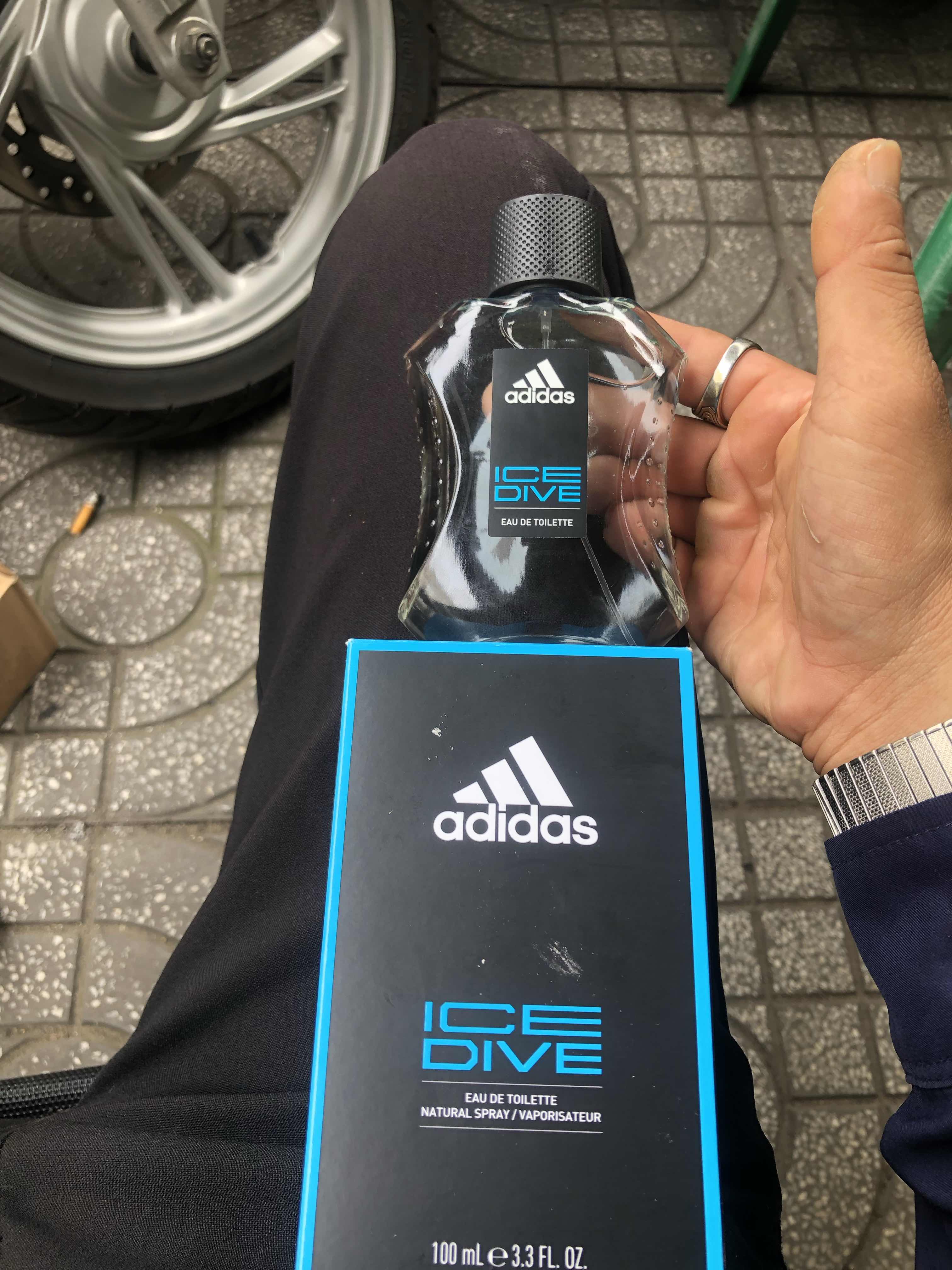 Nước Hoa Nam Adidas Ice Dive 100ml - Hương Mát Lạnh Tươi Trẻ, Năng Động Dành Cho Nam Giới