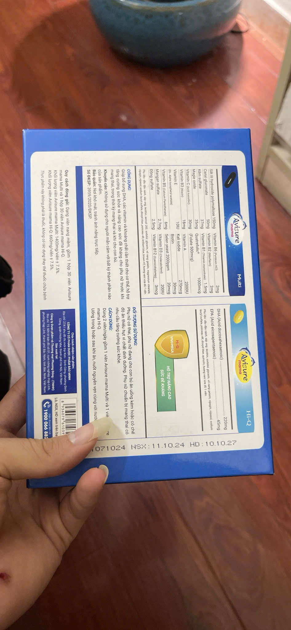 Vitamin Tổng Hợp Avisure Mama Cho Bà Bầu - Hỗ Trợ Phát Triển Thai Nhi, Ngăn Ngừa Dị Tật, Dinh Dưỡng Toàn Diện